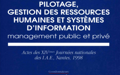 Le management public local au regard de la spécificité territoriale française (1998)