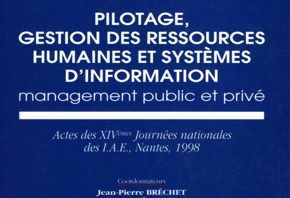 Le management public local au regard de la spécificité territoriale française (1998)