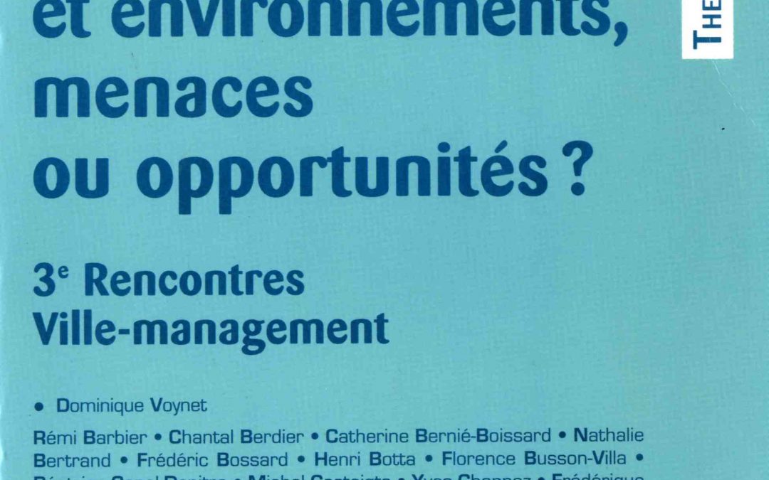 L’intercommunalité française : entre internalisation de l’environnement et composition politique (2000)
